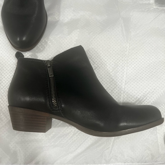 Lucky Brand Basel Leather Bootie Women’s Sz 7.5W Black - Picture 7 of 15